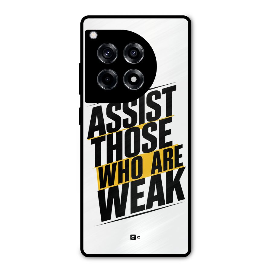 Assist Weak Metal Back Case for OnePlus 12R