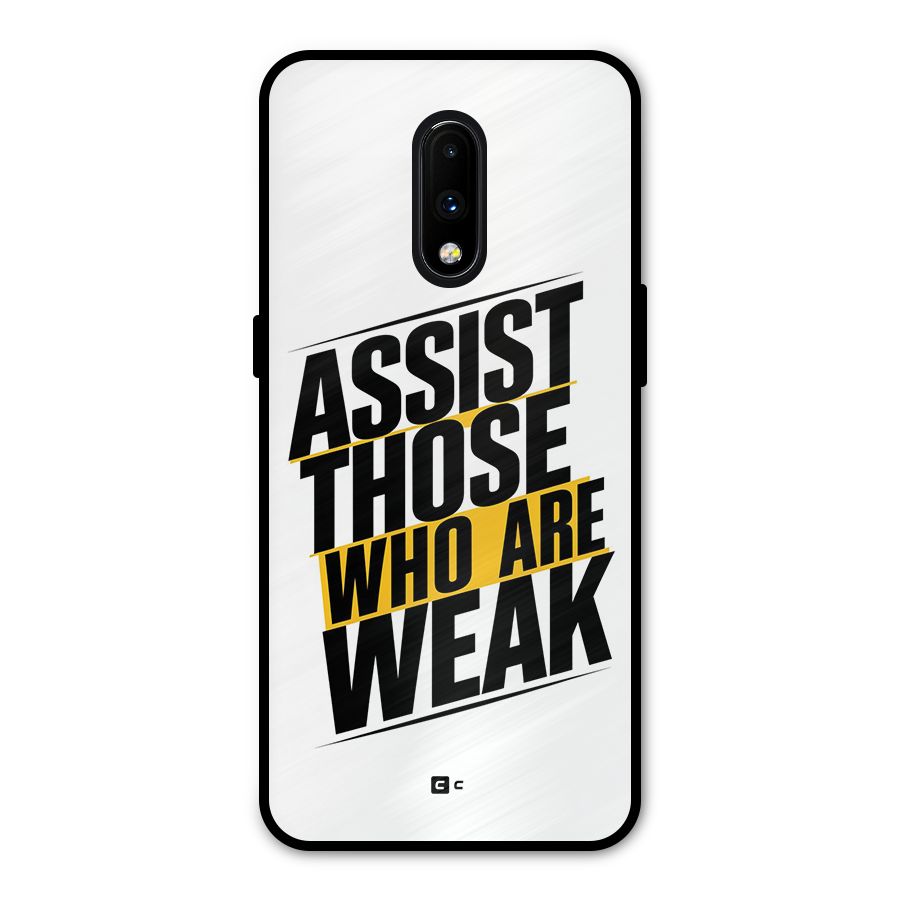 Assist Weak Metal Back Case for OnePlus 7