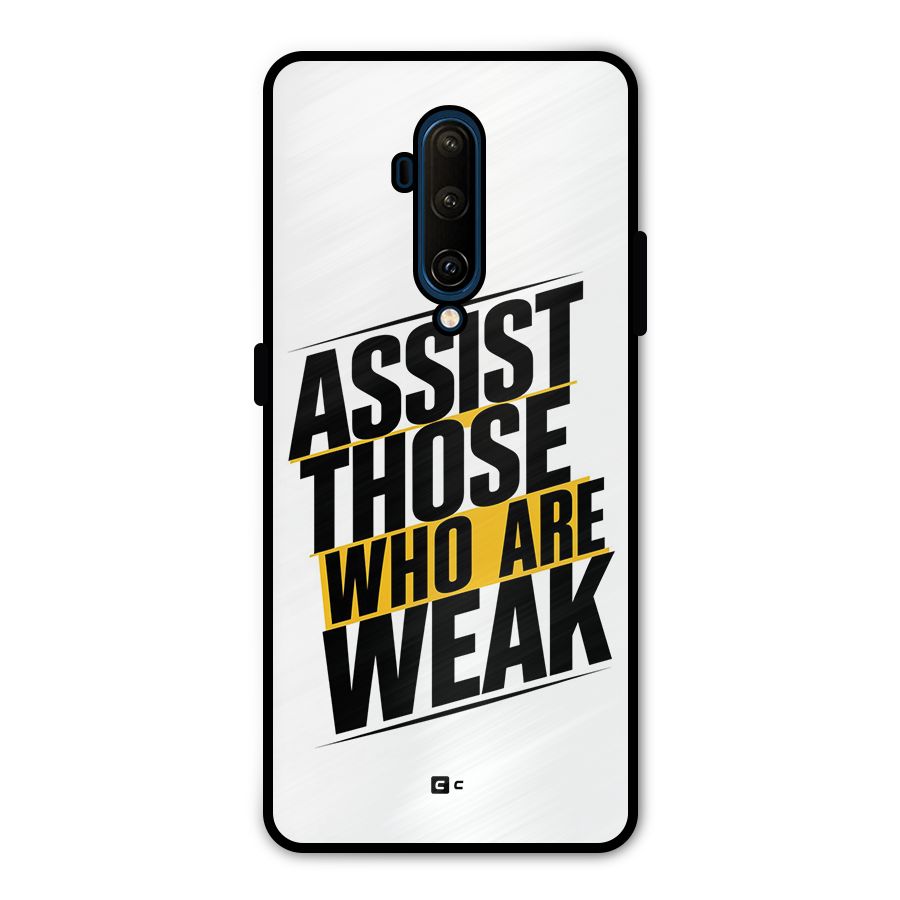 Assist Weak Metal Back Case for OnePlus 7T Pro