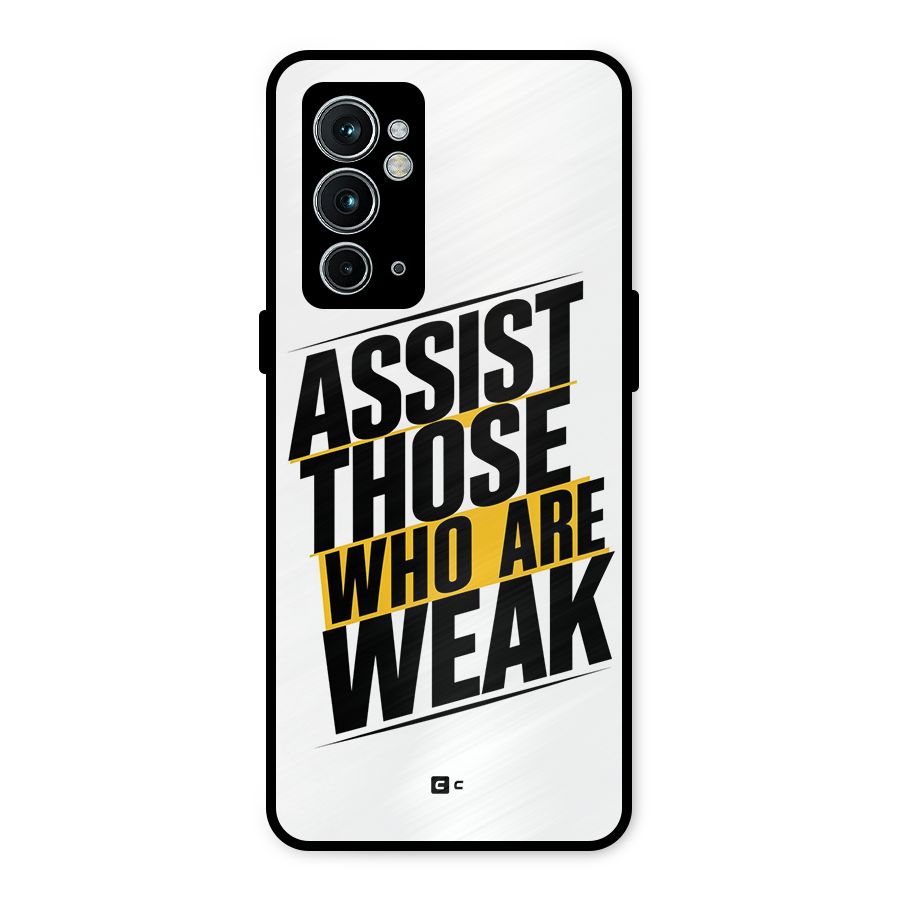 Assist Weak Metal Back Case for OnePlus 9RT 5G