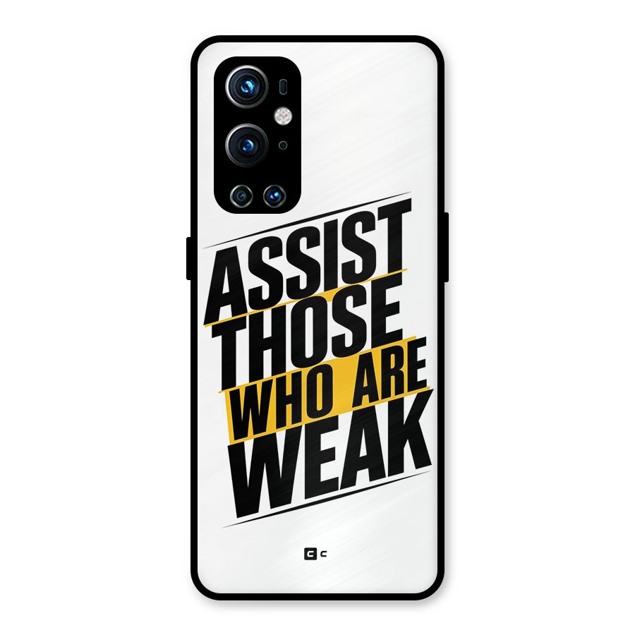 Assist Weak Metal Back Case for OnePlus 9 Pro