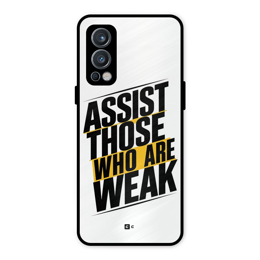 Assist Weak Metal Back Case for OnePlus Nord 2 5G
