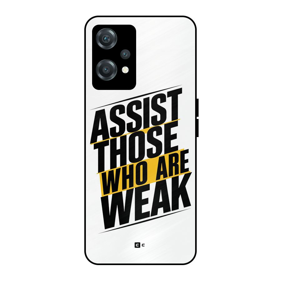 Assist Weak Metal Back Case for OnePlus Nord CE 2 Lite 5G