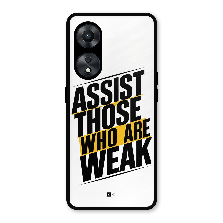 Assist Weak Metal Back Case for Oppo A78