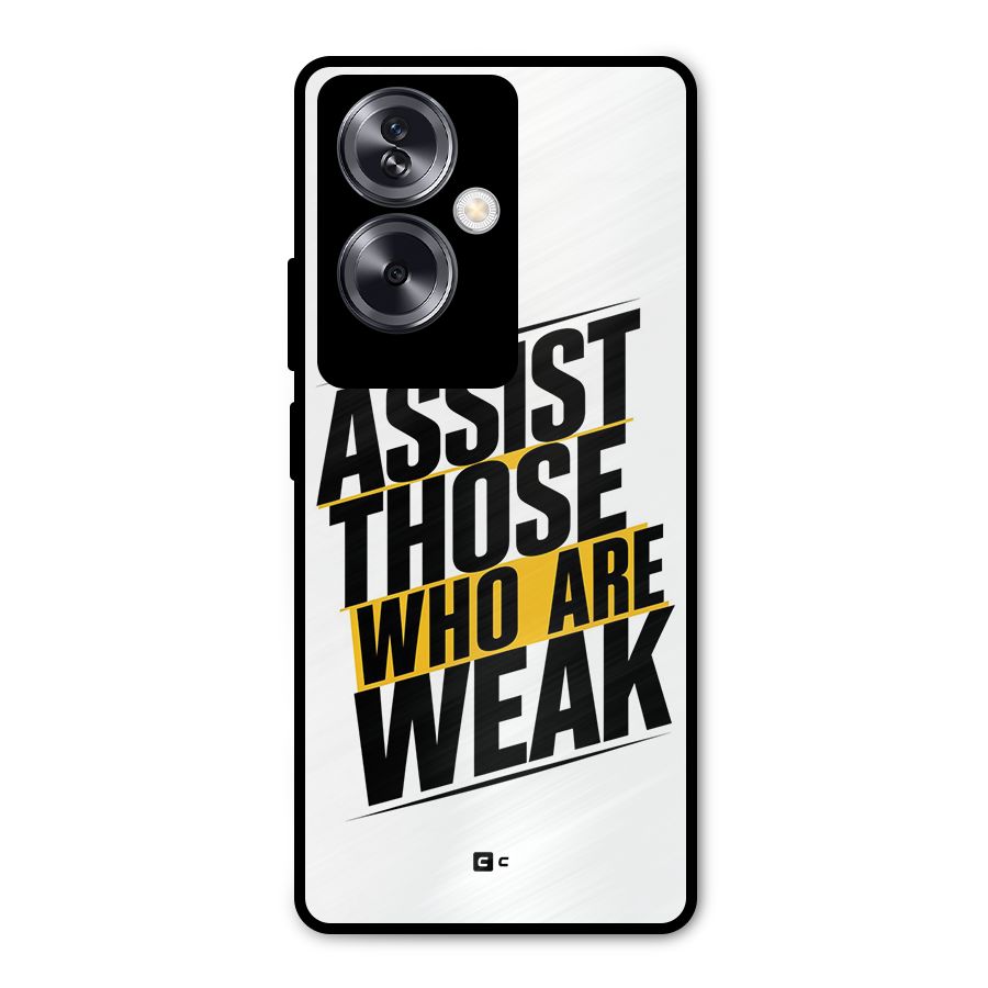 Assist Weak Metal Back Case for Oppo A79 5G