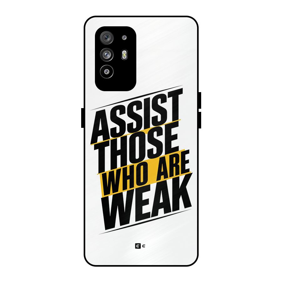 Assist Weak Metal Back Case for Oppo F19 Pro Plus 5G
