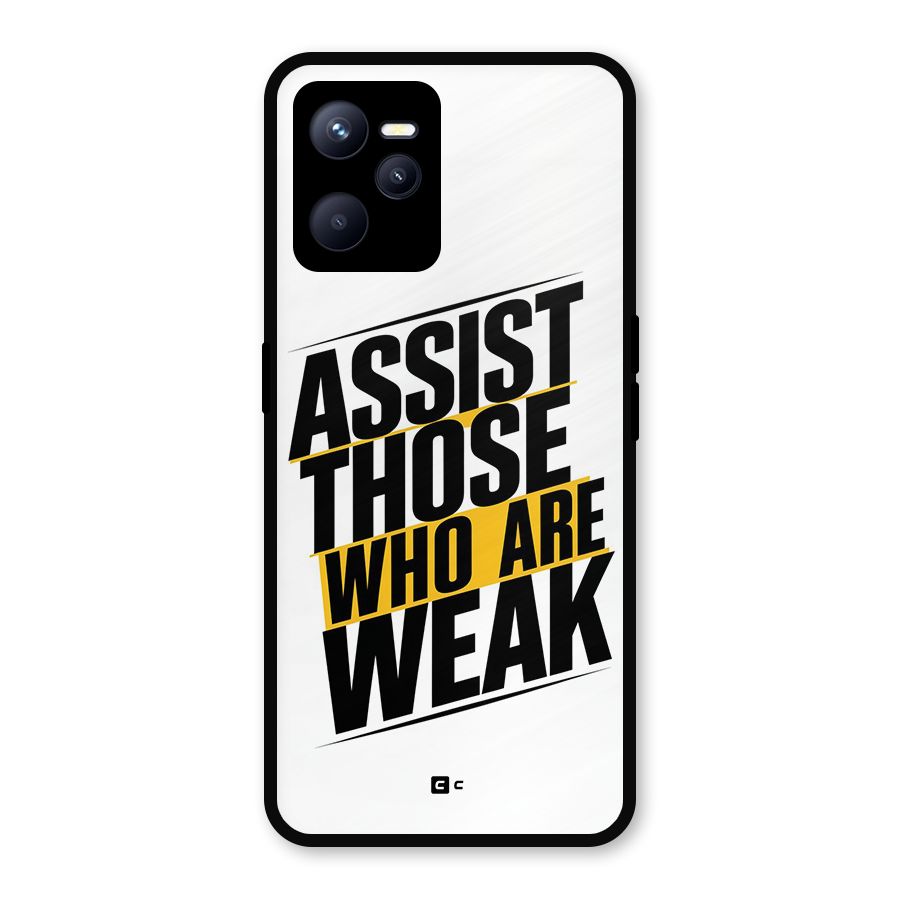 Assist Weak Metal Back Case for Realme C35
