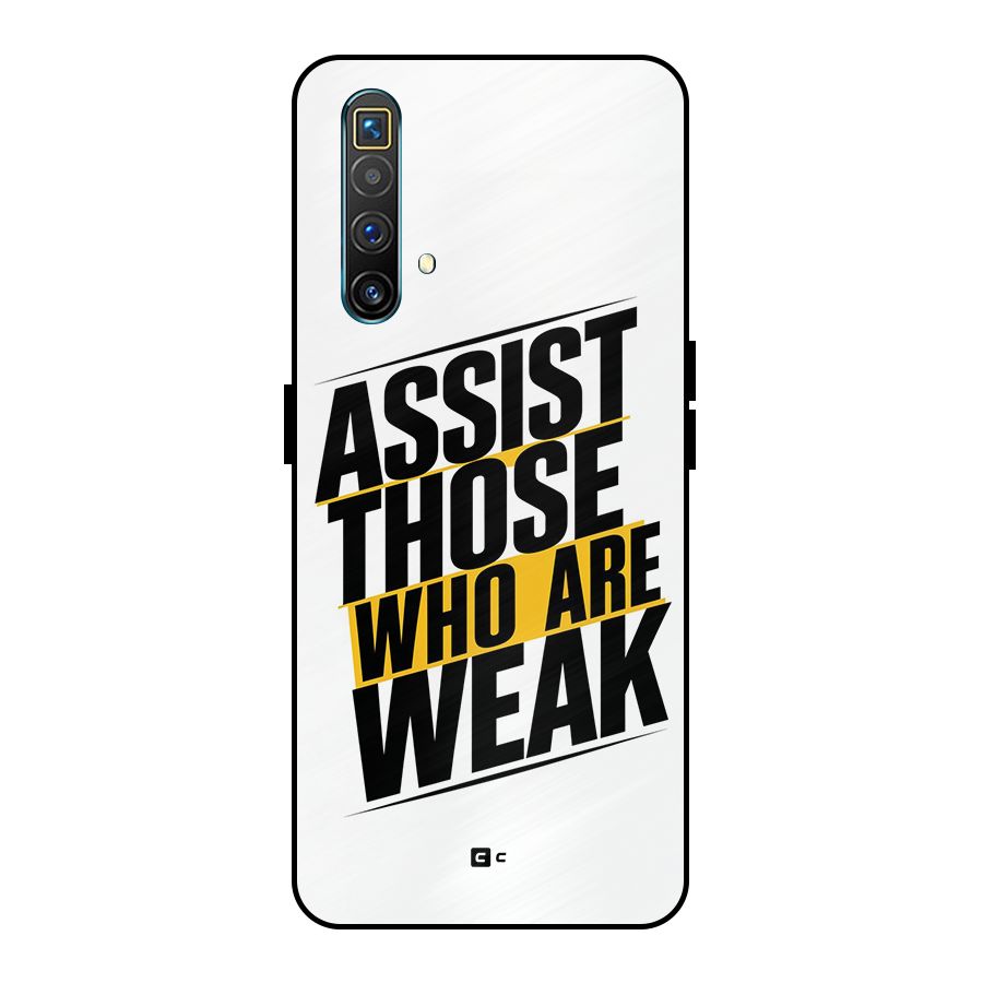 Assist Weak Metal Back Case for Realme X3