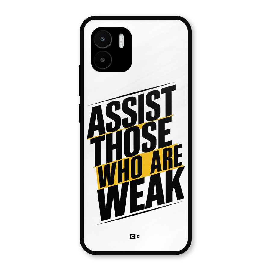 Assist Weak Metal Back Case for Redmi A1