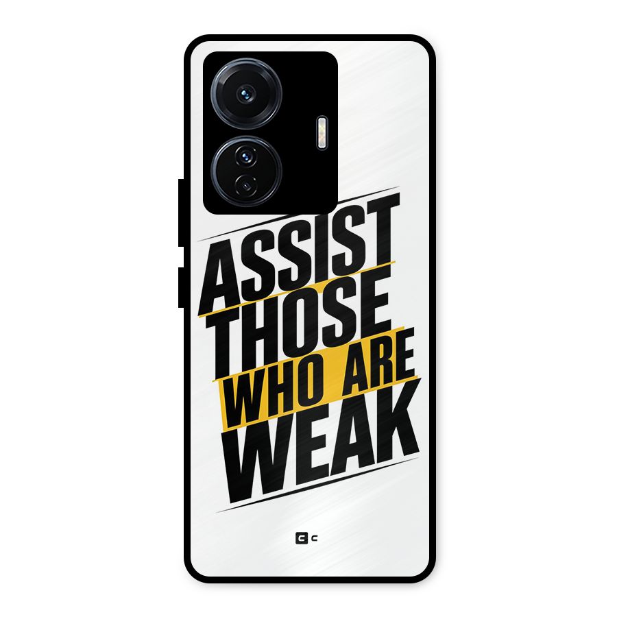 Assist Weak Metal Back Case for Vivo T1 Pro