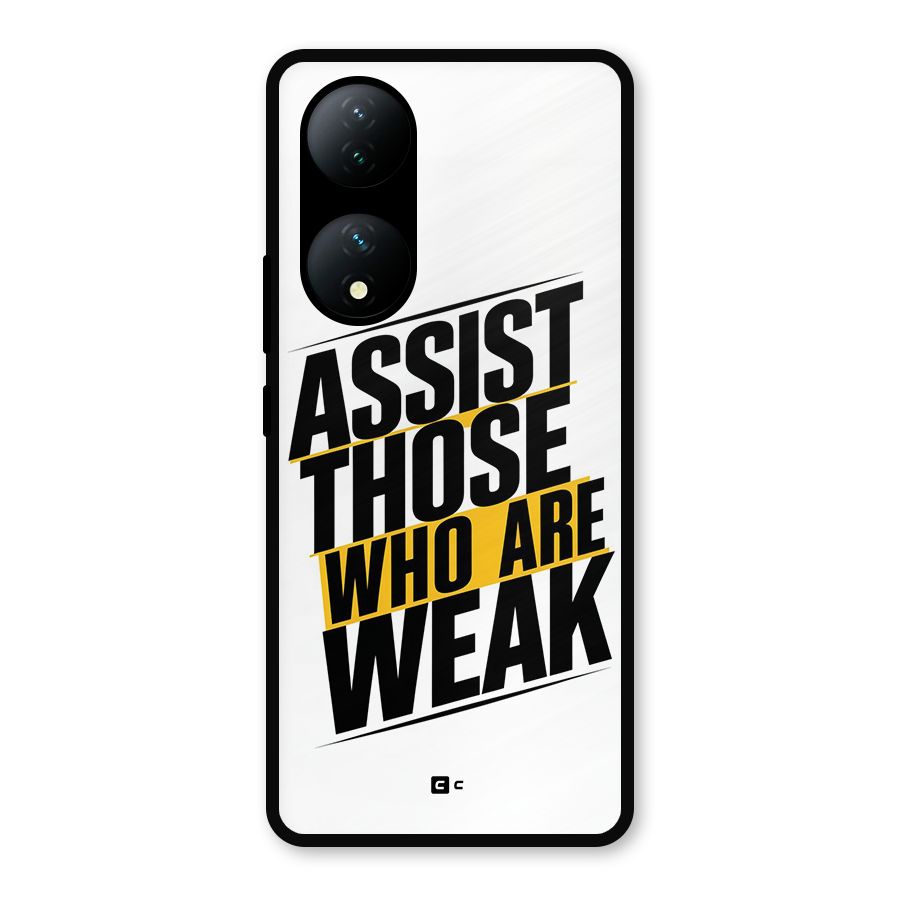 Assist Weak Metal Back Case for Vivo T2
