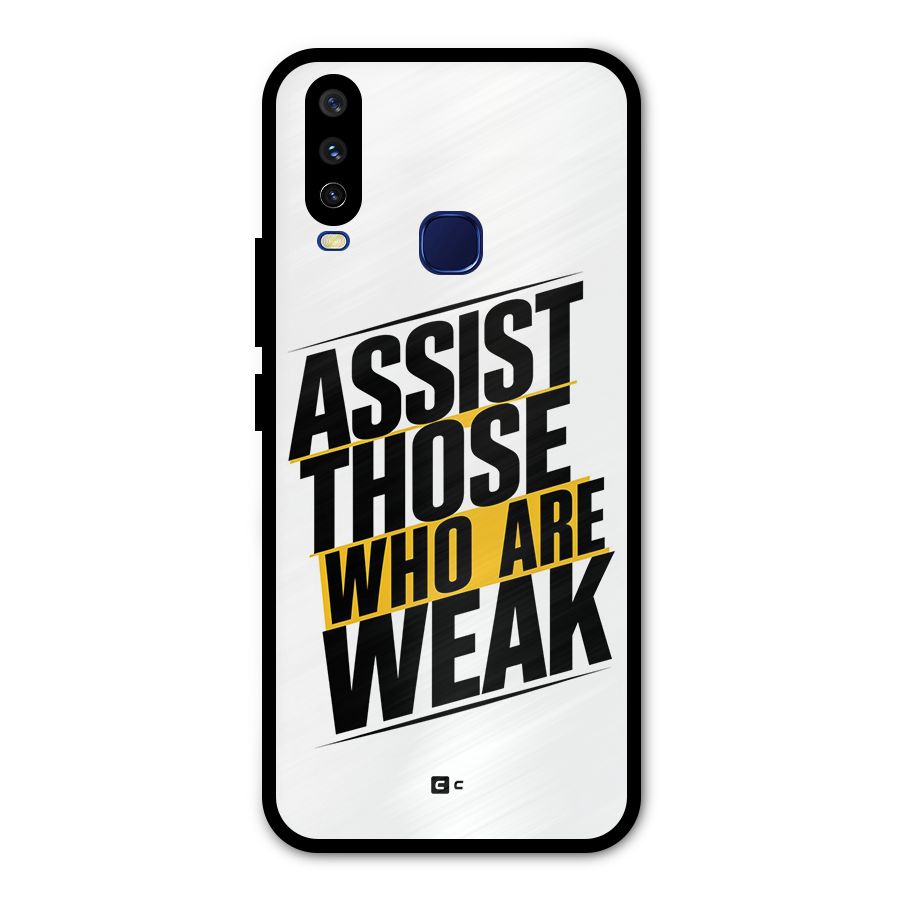 Assist Weak Metal Back Case for Vivo U10
