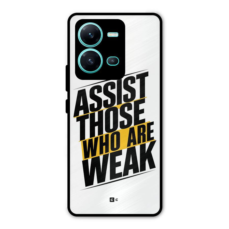 Assist Weak Metal Back Case for Vivo V25