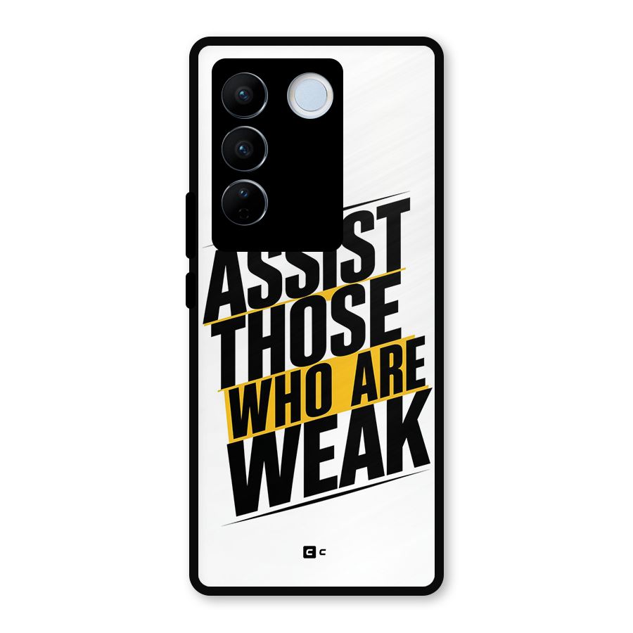Assist Weak Metal Back Case for Vivo V27