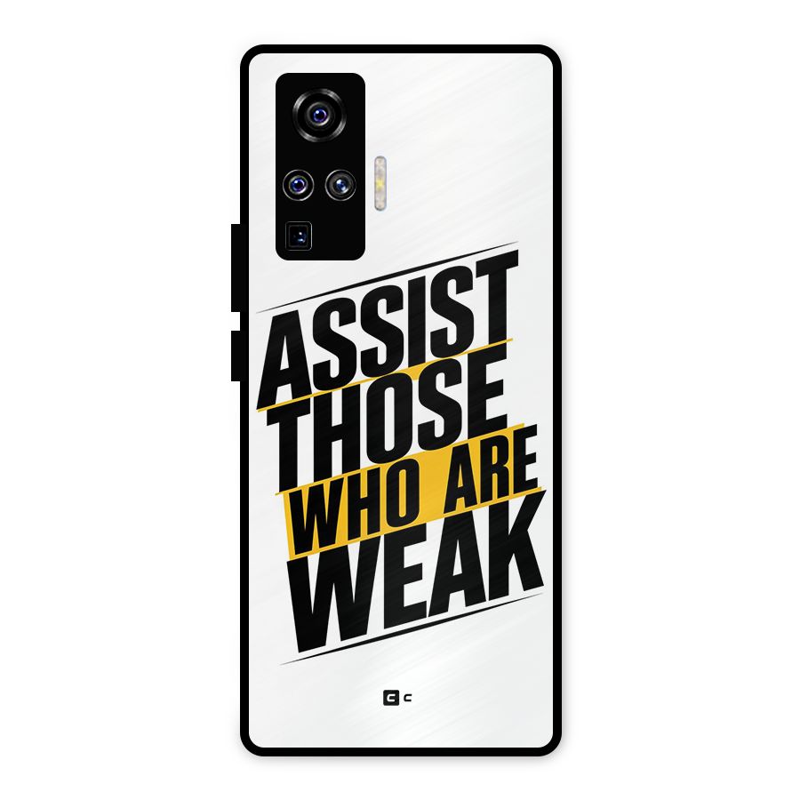 Assist Weak Metal Back Case for Vivo X50 Pro
