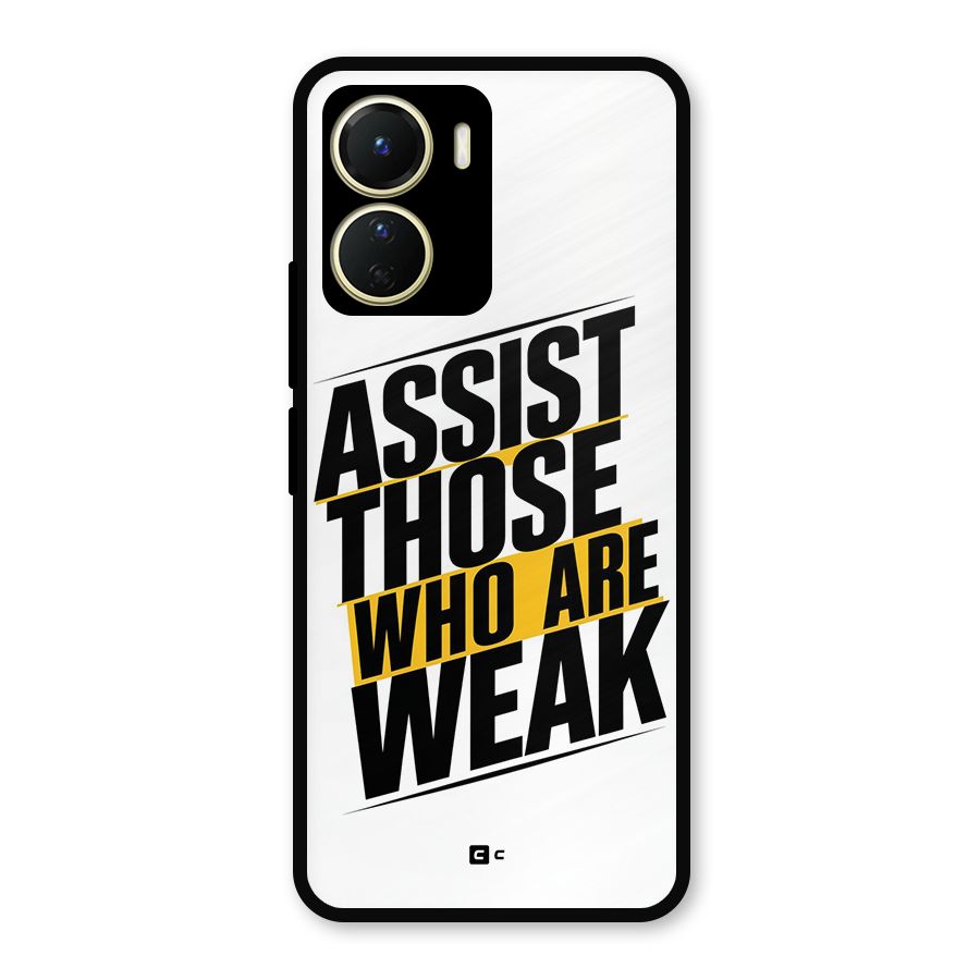 Assist Weak Metal Back Case for Vivo Y16