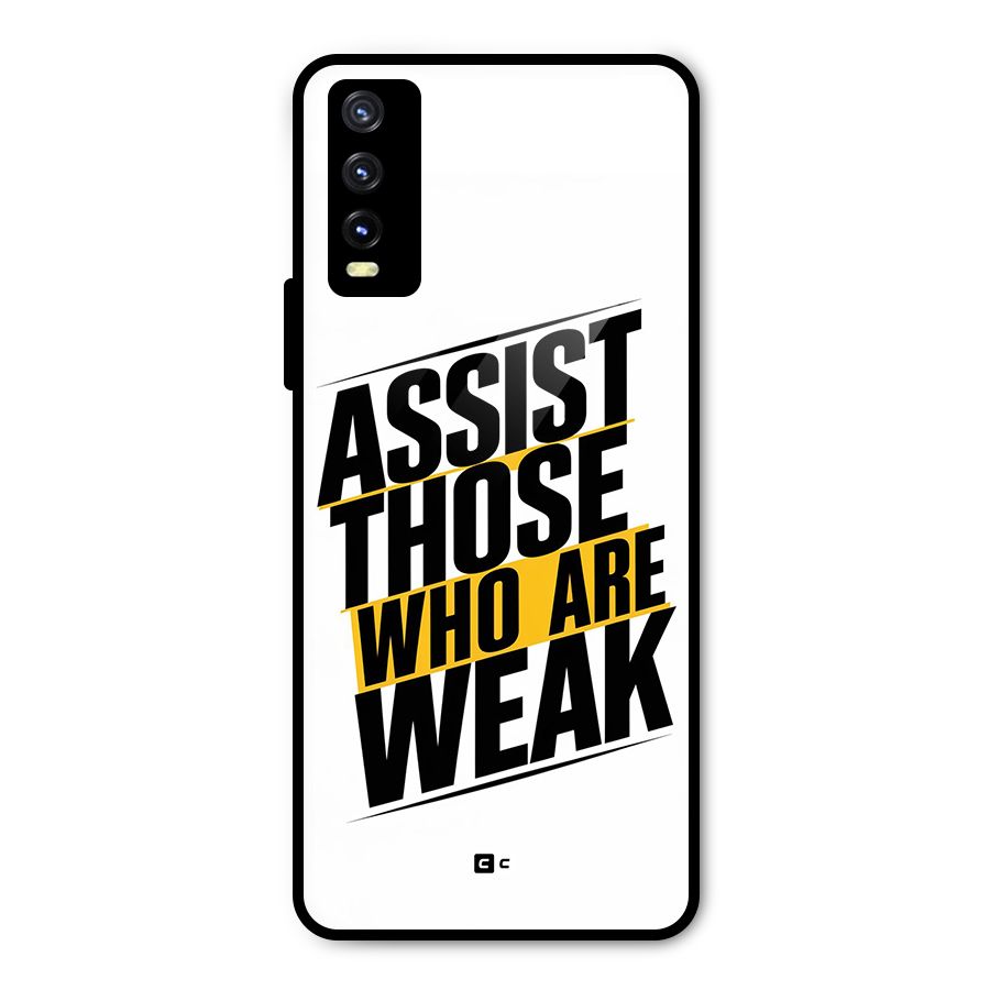 Assist Weak Metal Back Case for Vivo Y20