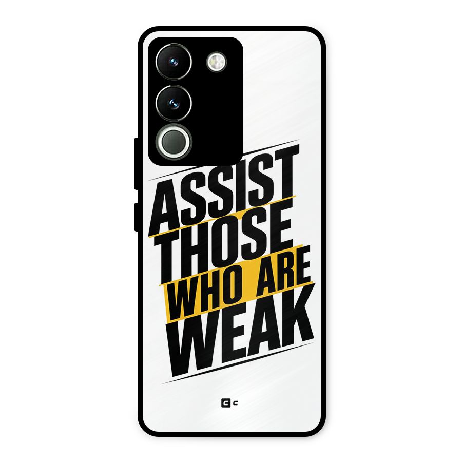 Assist Weak Metal Back Case for Vivo Y200
