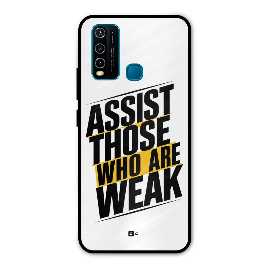 Assist Weak Metal Back Case for Vivo Y30