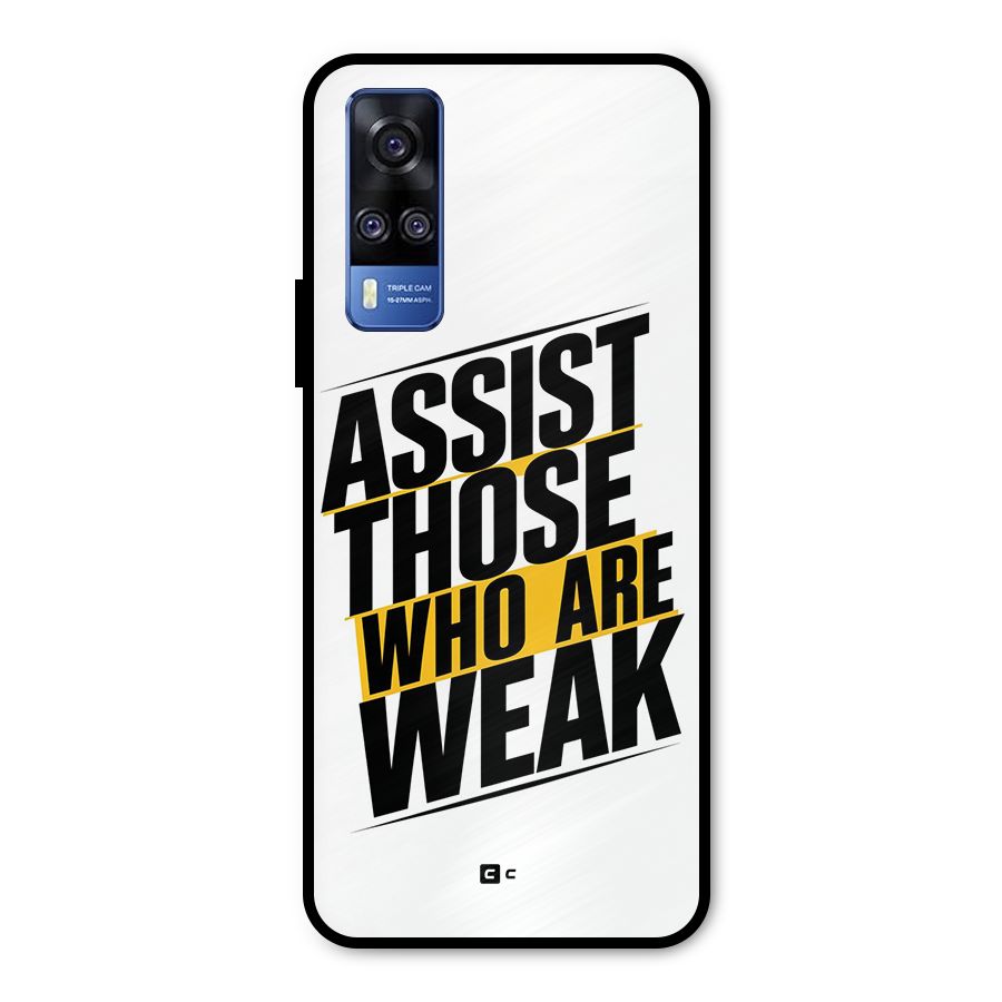 Assist Weak Metal Back Case for Vivo Y31