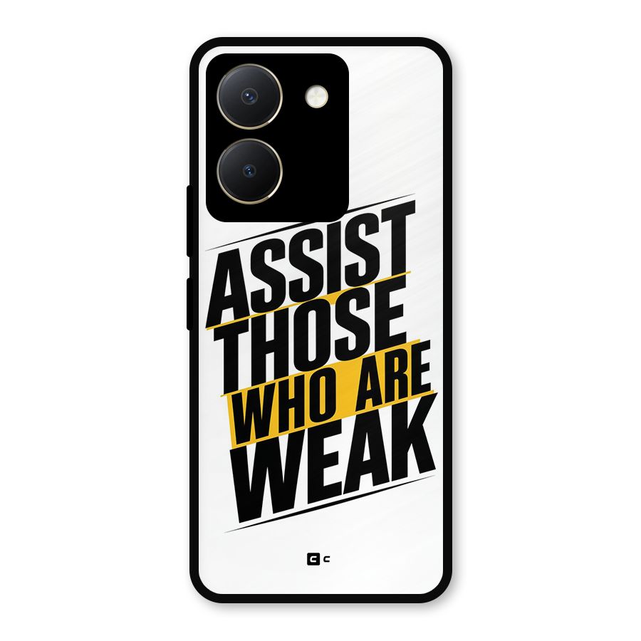Assist Weak Metal Back Case for Vivo Y36