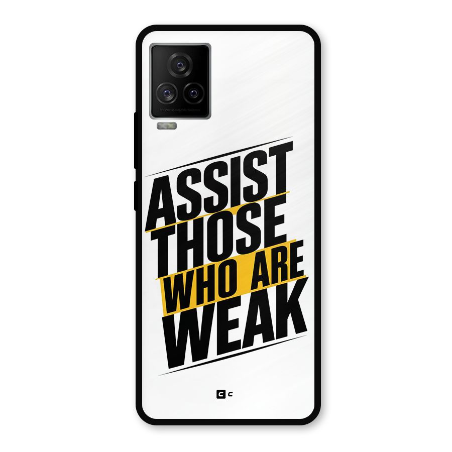 Assist Weak Metal Back Case for iQOO 7 Legend 5G