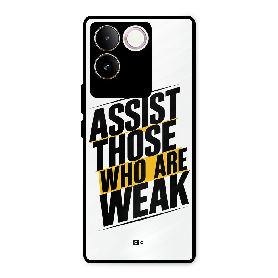 Assist Weak Metal Back Case for iQOO Z7 Pro