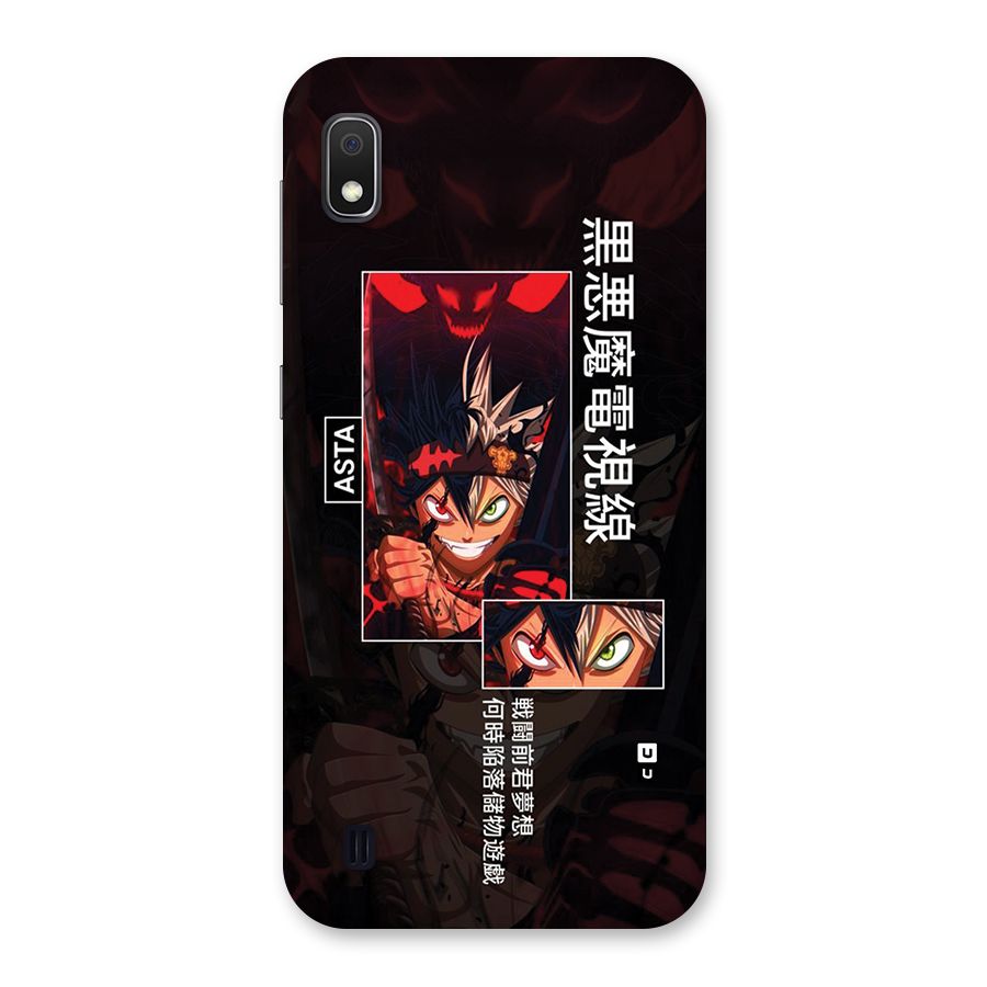 Asta Black Clover Back Case for Galaxy A10