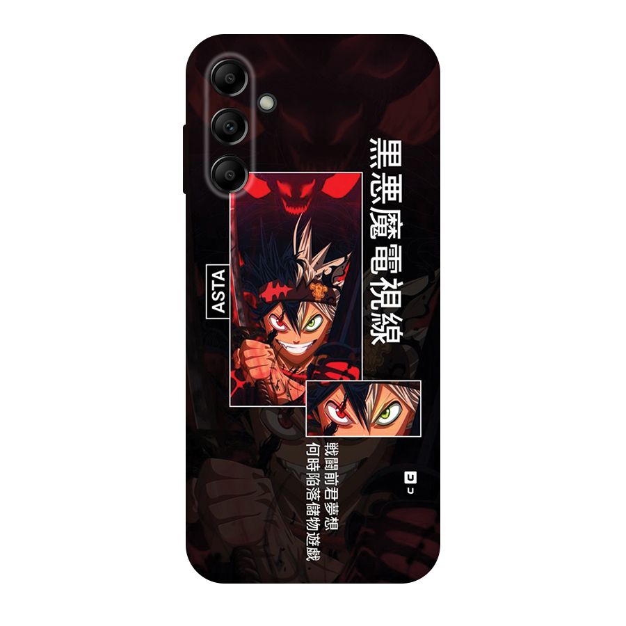 Asta Black Clover Back Case for Galaxy A14 5G