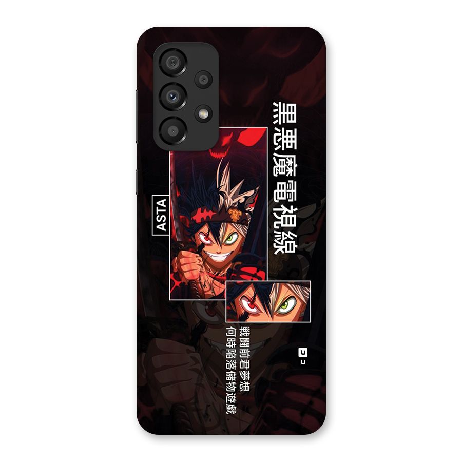 Asta Black Clover Back Case for Galaxy A33 5G