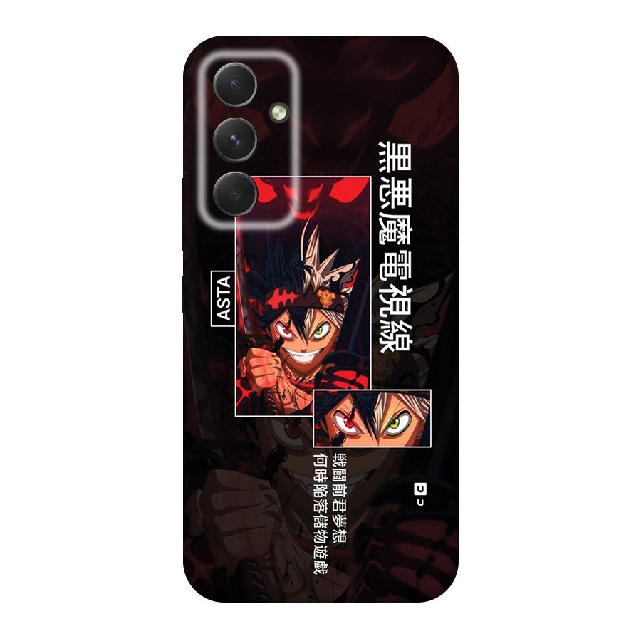 Asta Black Clover Back Case for Galaxy A54