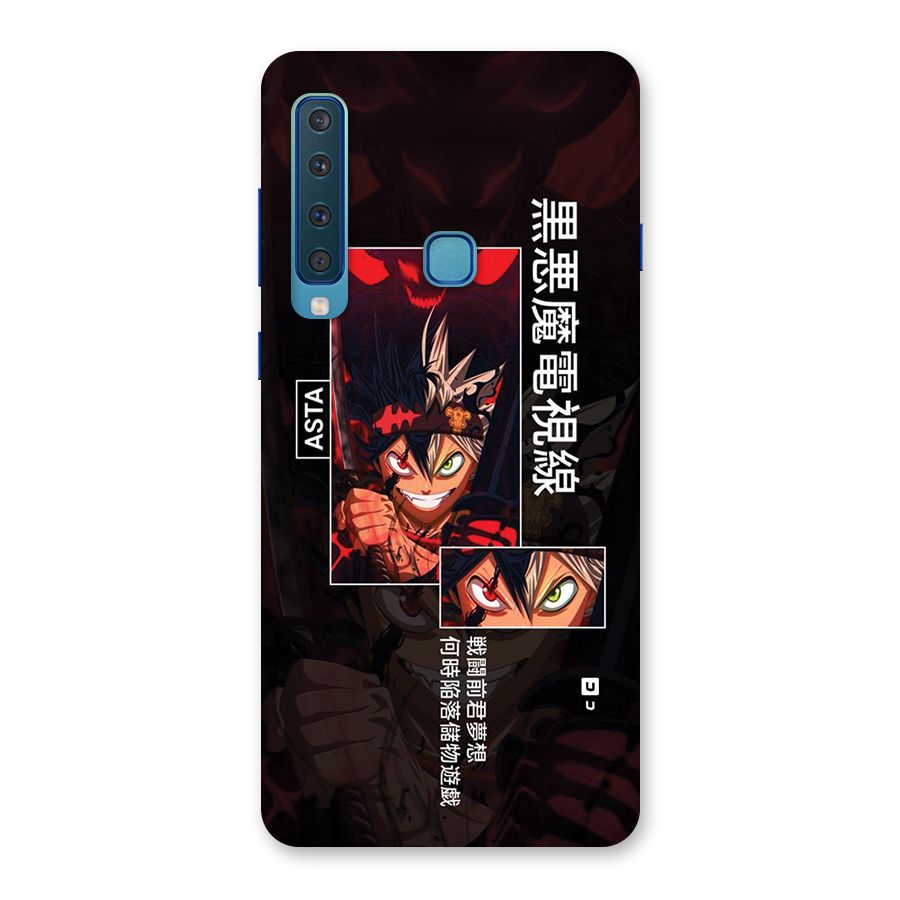 Asta Black Clover Back Case for Galaxy A9 (2018)