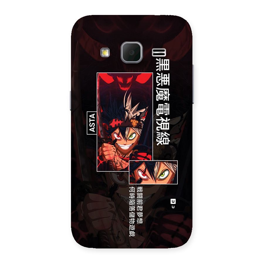 Asta Black Clover Back Case for Galaxy Core Prime