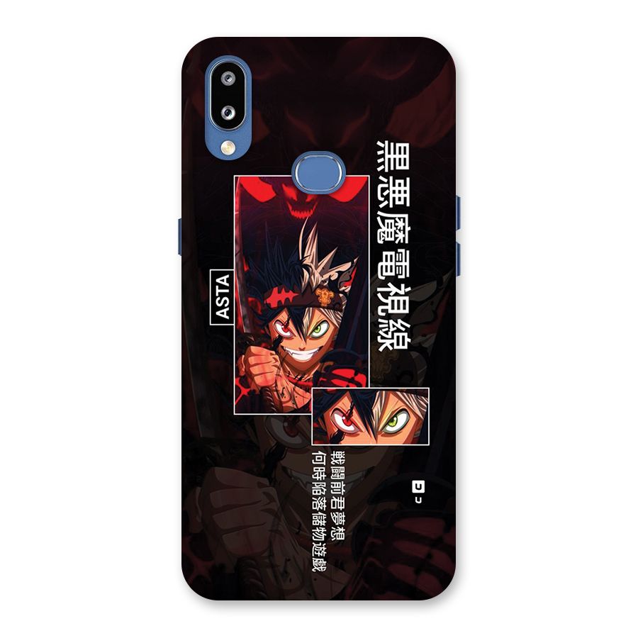 Asta Black Clover Back Case for Galaxy M01s
