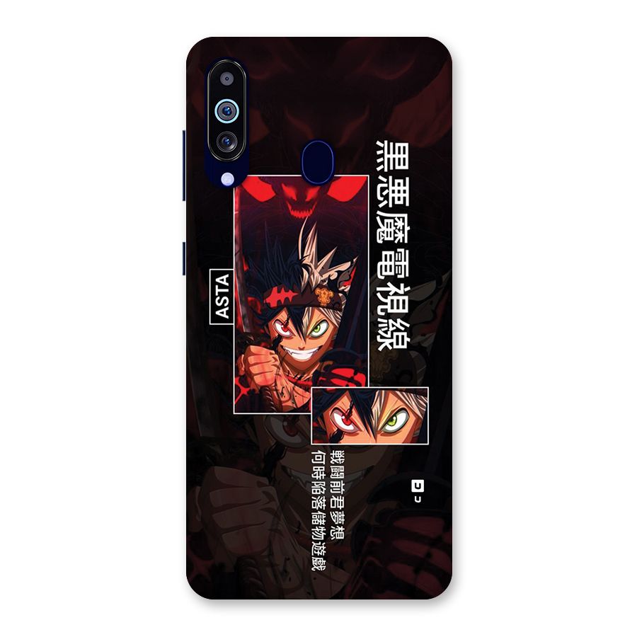 Asta Black Clover Back Case for Galaxy M40