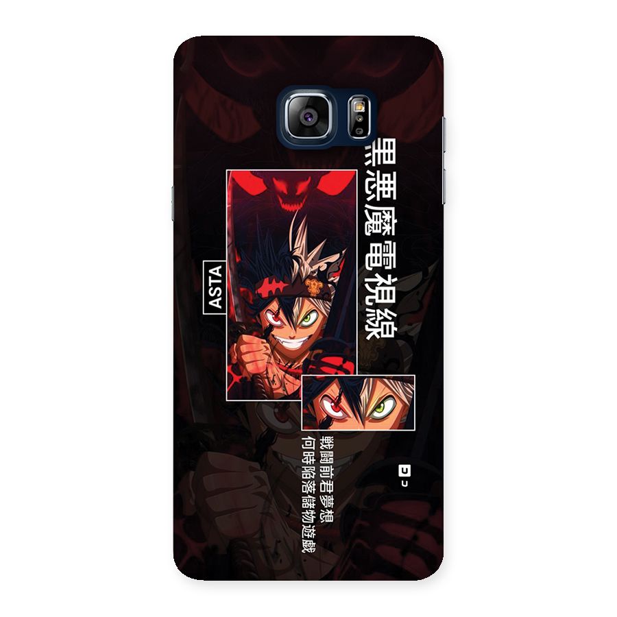 Asta Black Clover Back Case for Galaxy Note 5