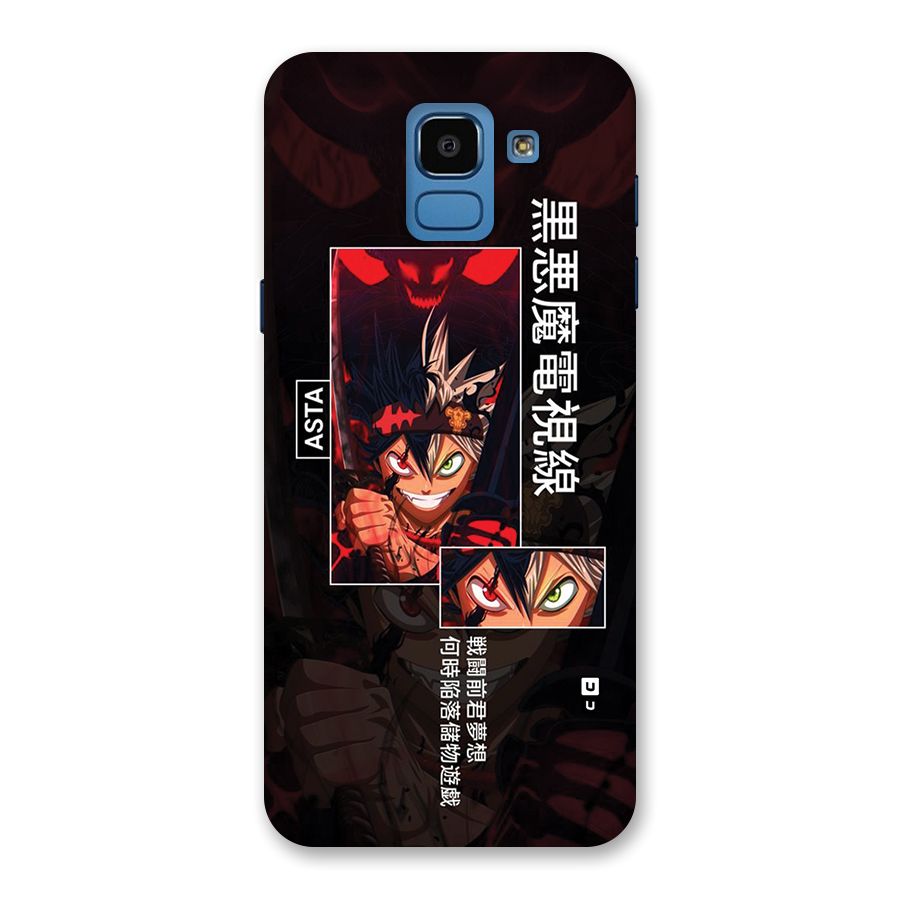 Asta Black Clover Back Case for Galaxy On6