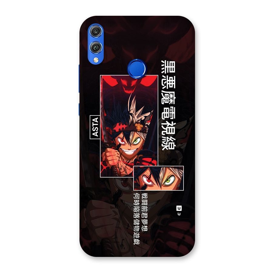 Asta Black Clover Back Case for Honor 8X