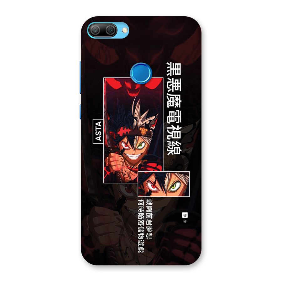 Asta Black Clover Back Case for Honor 9N