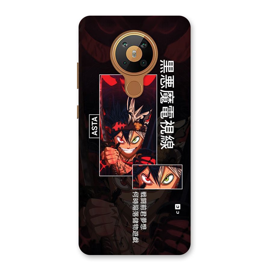 Asta Black Clover Back Case for Nokia 5.3