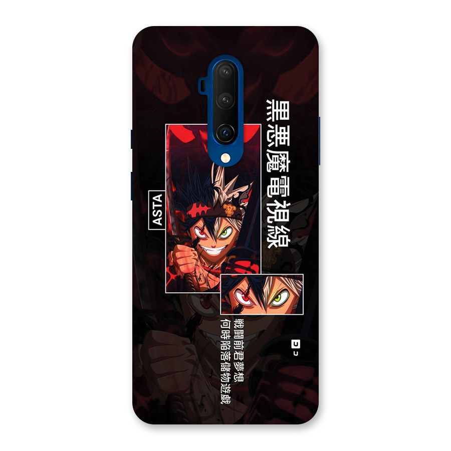 Asta Black Clover Back Case for OnePlus 7T Pro