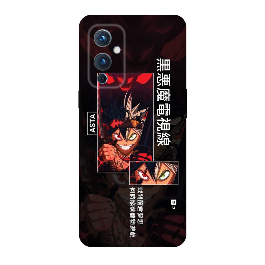 Asta Black Clover Back Case for OnePlus 9