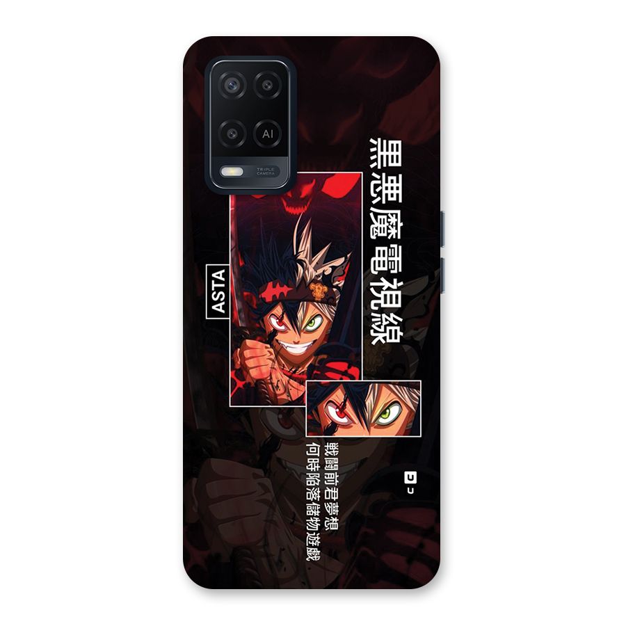 Asta Black Clover Back Case for Oppo A54