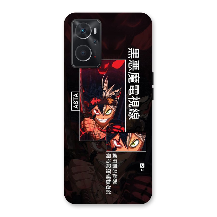 Asta Black Clover Back Case for Oppo K10 4G