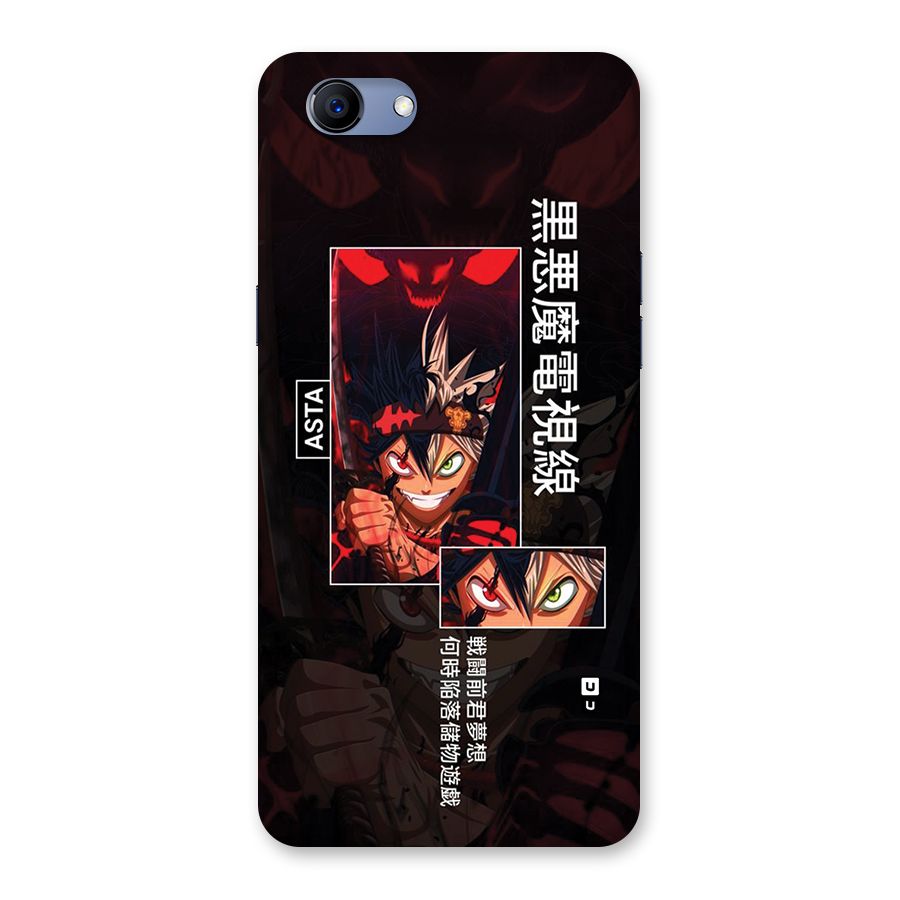 Asta Black Clover Back Case for Realme 1