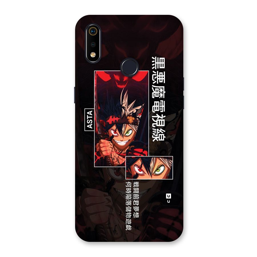 Asta Black Clover Back Case for Realme 3i