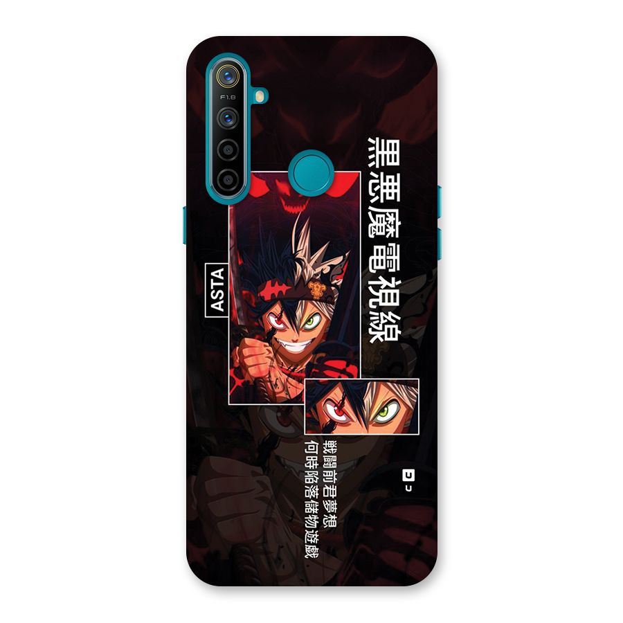 Asta Black Clover Back Case for Realme 5i