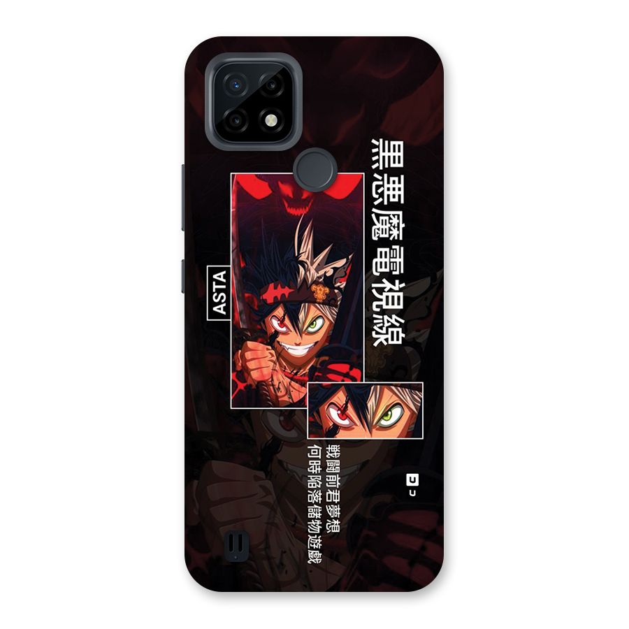 Asta Black Clover Back Case for Realme C21