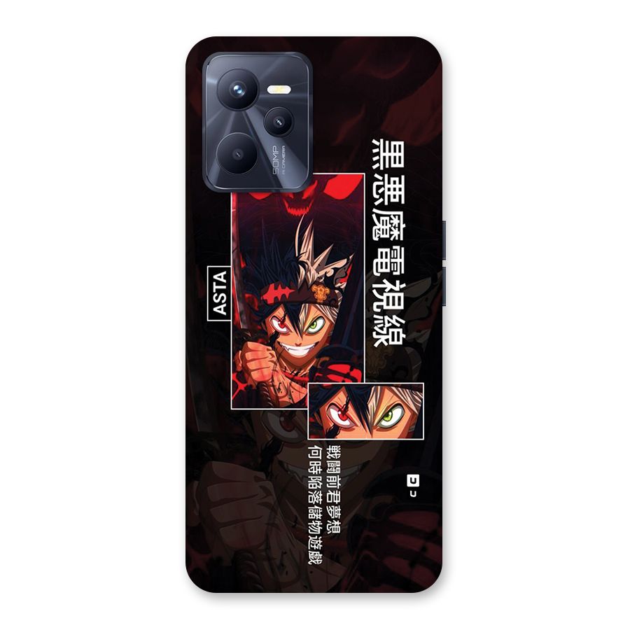 Asta Black Clover Back Case for Realme C35