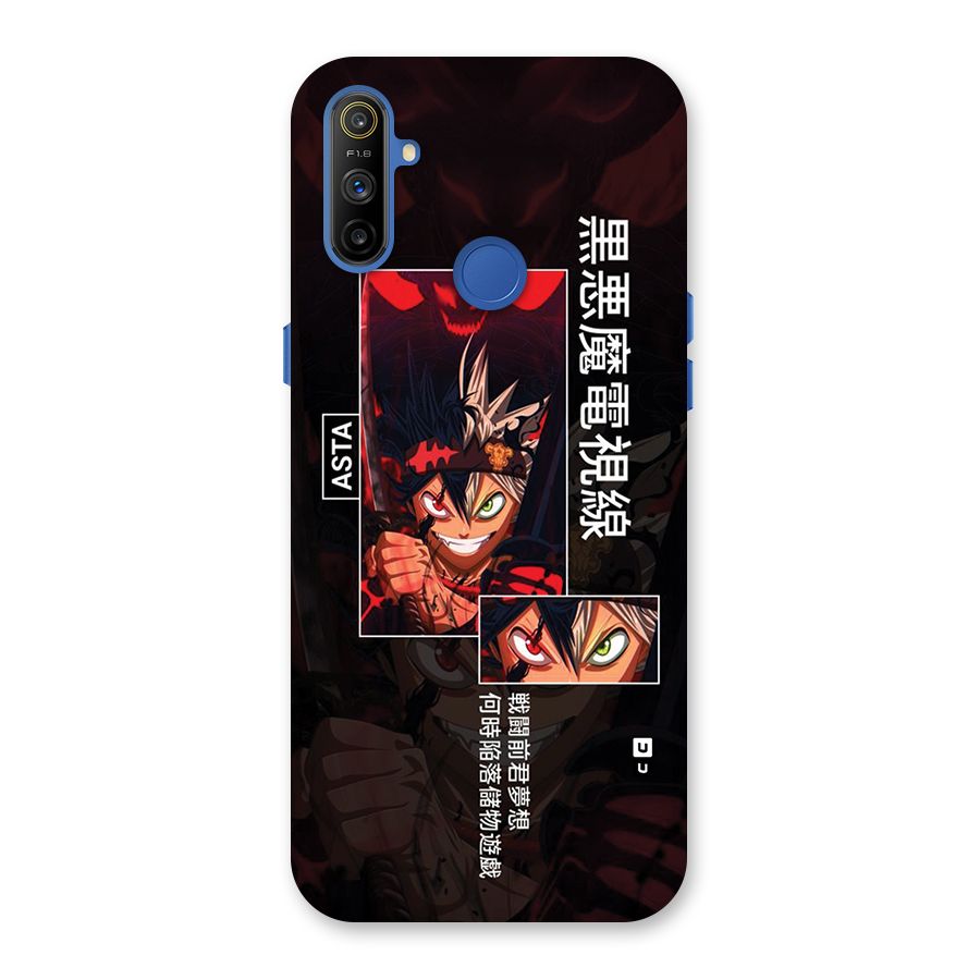 Asta Black Clover Back Case for Realme Narzo 10A